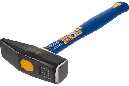 Слесарный молоток с фибергласовой рукояткой 1000г Kraft KT 700705