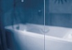 Шторка для ванны Ravak VSK2 Rosa белая/Transparent 160x150 L