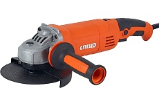 Угловая шлифмашина Спец БШУ-1500 3Д логотип, 1500 Вт, d круга 150 мм, 9500 об/мин, цв. коробка СПЕЦ-4073