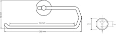 Вешалка для полотенец Bemeta Omega 146403152 хром