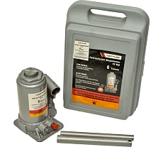 Гидравлический домкрат Vettler 6т бутылочный в кейсе 195x355 VEBJ6