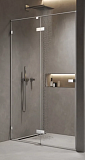 Душевая дверь AQUAme AQM7408-14 140x200, прозрачное, хром