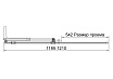 Душевая перегородка Vincea Волк-Ин (Walk-In) VSW-4WSL120CLG-L 120x200 брашированное золото, прозрачное, левая