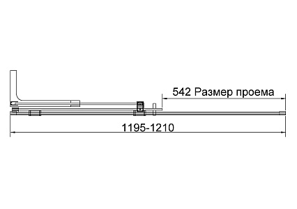 Душевая перегородка Vincea Волк-Ин (Walk-In) VSW-4WSL120CLG-L 120x200 брашированное золото, прозрачное, левая