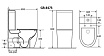 Унитаз-компакт Grossman GR-4473S безободковый, с высокой чашей
