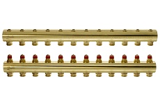 Коллекторы Danfoss FHF-12 для 12 контуров 088U0512