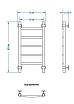 Полотенцесушитель водяной Energy Classic 60x30 см