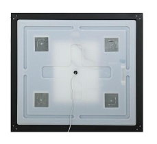 Зеркало BelBagno SPC-KRAFT-800-800-SENS-NERO 80x80 см сенсорный выключатель, черный