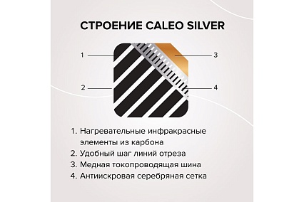 Пленочный теплый пол Caleo SILVER 150 Вт/м2, 1,5 м2 УП-00000058