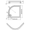 Поддон для душа Aquatek DPA-0000002 100x100 белый