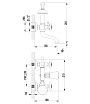 Смеситель для ванны Lemark Vintage LM2812B бронза