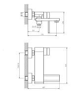 Душевая стойка Orange Splito M36-944cr хром