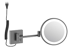 Зеркало косметическое Timo Luiro 18474/18 с подсветкой, черное золото