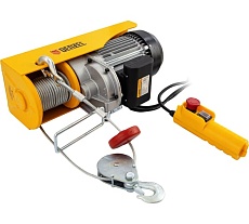 Электрический тельфер Denzel TF-1200, 1,2 т, 1800 Вт, высота 12 м, 52018