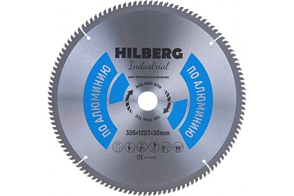 Диск пильный Industrial Алюминий (305x30 мм; 120Т) Hilberg HA305