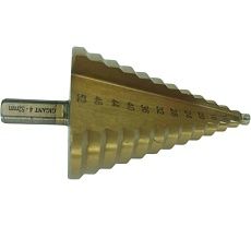 Сверло ступенчатое 4x52мм, шаг 4, HSS Gigant GSD 11059