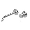 Смеситель для раковины Cezares LEAF-BLI2-L-01-W0 хром