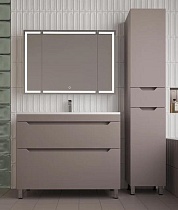 Мебель для ванной Style Line Остин 100 см напольная, тауп темный