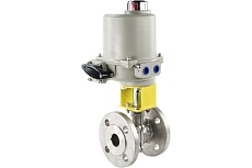 Шаровой кран DN.ru -кшфп.316.200 ду20 ру40 электропривод гз-оф-25/5,5к 220в D160-04828