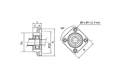 Опора ШВП TECHNIX FF12TEСHNIX