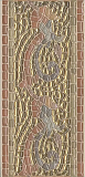 Бордюр Kerama Marazzi Виченца золото 7.2х15 см, HGD\B100\17000