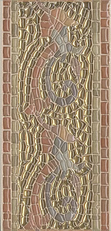 Бордюр Kerama Marazzi Виченца золото 7.2х15 см, HGD\B100\17000