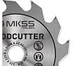 Диск пильный по дереву MKSS Toolbox WC1250 Woodcutter 125x12Тх22,23/20/16 мм WC12501222