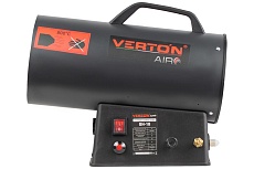 Газовая тепловая пушка Verton Air GH-18 (18 кВт, 400м3, 1,1кг/ч, регулировка высоты/подачи газа, пропан/бутан) 01.13454.13456