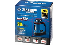 Линейный лазерный нивелир Зубр Крест-360 34906
