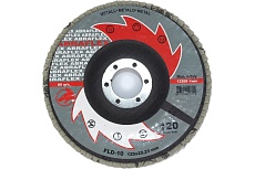Лепестковые тарельчатые круги FLD-10 D125 мм, P120 R2R 8030-10125120