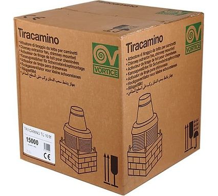 Каминный вентилятор (дымосос для камина) Tiracamino Vortice 15000VRT