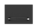 Кнопка смыва Cersanit Estetica A64112 черный матовый/хром