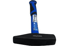 Слесарный молоток Vertextools 100 г, фибергласовая обрезиненная рукоятка 10-20-100