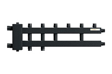 Коллектор Warme с гидрострелкой компакт на 5 контуров WKD.R.85.K.3+1+1