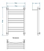 Полотенцесушитель водяной Energy Prestige Modus 80x50 см