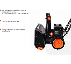 Бензиновый снегоуборщик Gigant SP-8-710ES
