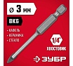 Сверло по стеклу и кафелю Зубр 2-х резцовый, 3 мм, шестигранный хвостовик 29840-03