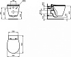 Подвесной унитаз Ideal Standard Connect AquaBlade E047901