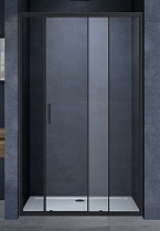 Душевая дверь Vincea Alpha VDS-3AL120CLB 120x190 черный, прозрачная