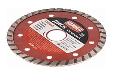Диск алмазный универсальный Турбо Flex 206-111 DB TB (115x22 мм) Hammer 30695