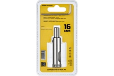 Коронка алмазная по керамограниту и керамике с центрирующим сверлом 16 мм Diamond Industrial DIDCSC016