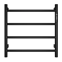 Полотенцесушитель электрический AQUAme AQM3124MB черный матовый