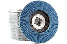 Набор шлифовальных лепестковых кругов КЛТ P60 плоские, 125 мм, X-lock/22.2 мм Альфадиск 5436