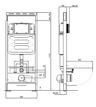 Инсталляция для унитаза Aquatek Easy Fix 113x51 INS-0000010