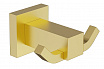Крючок Timo Selene 17012/17 brush gold двойной, матовое золото