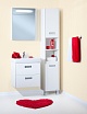 Мебель для ванной Бриклаер Палермо 60/3 см подвесная, белый глянец