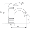 Смеситель для биде Migliore Oxford ML.OXF-6325.BI.DO золото