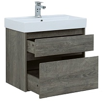 Мебель для ванной Aquanet Nova Lite 60 см, 2 ящика, дуб рошелье