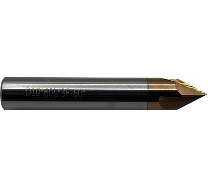 Зенковка твердосплавная TORNERI 10x60 мм, угол 60, z=3 Т023886