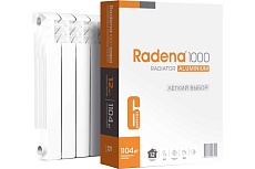 Алюминиевый радиатор Radena R 1000 500/100 12 секций 009010809